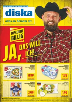Vorschau von dem Prospekt des Geschäftes Diska, gültig ab dem 05.10.2026