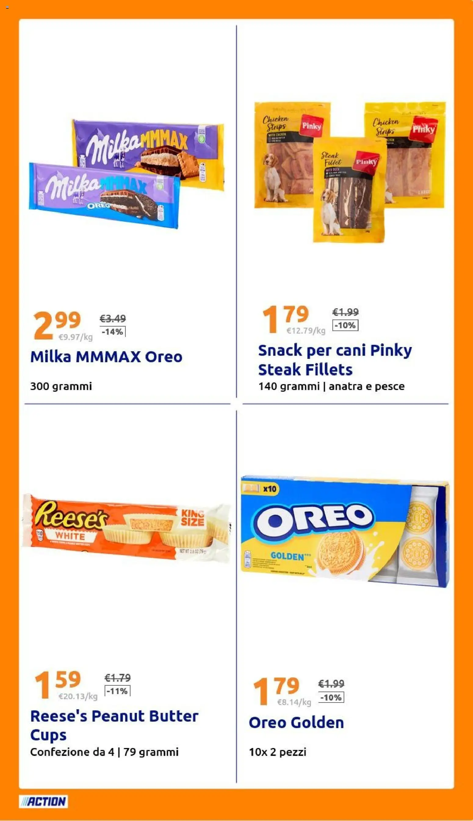 Anteprima dell'opuscolo Action volantino dal negozio Action valido da 21/10/2026 - Pesce, Anatra, Oreo