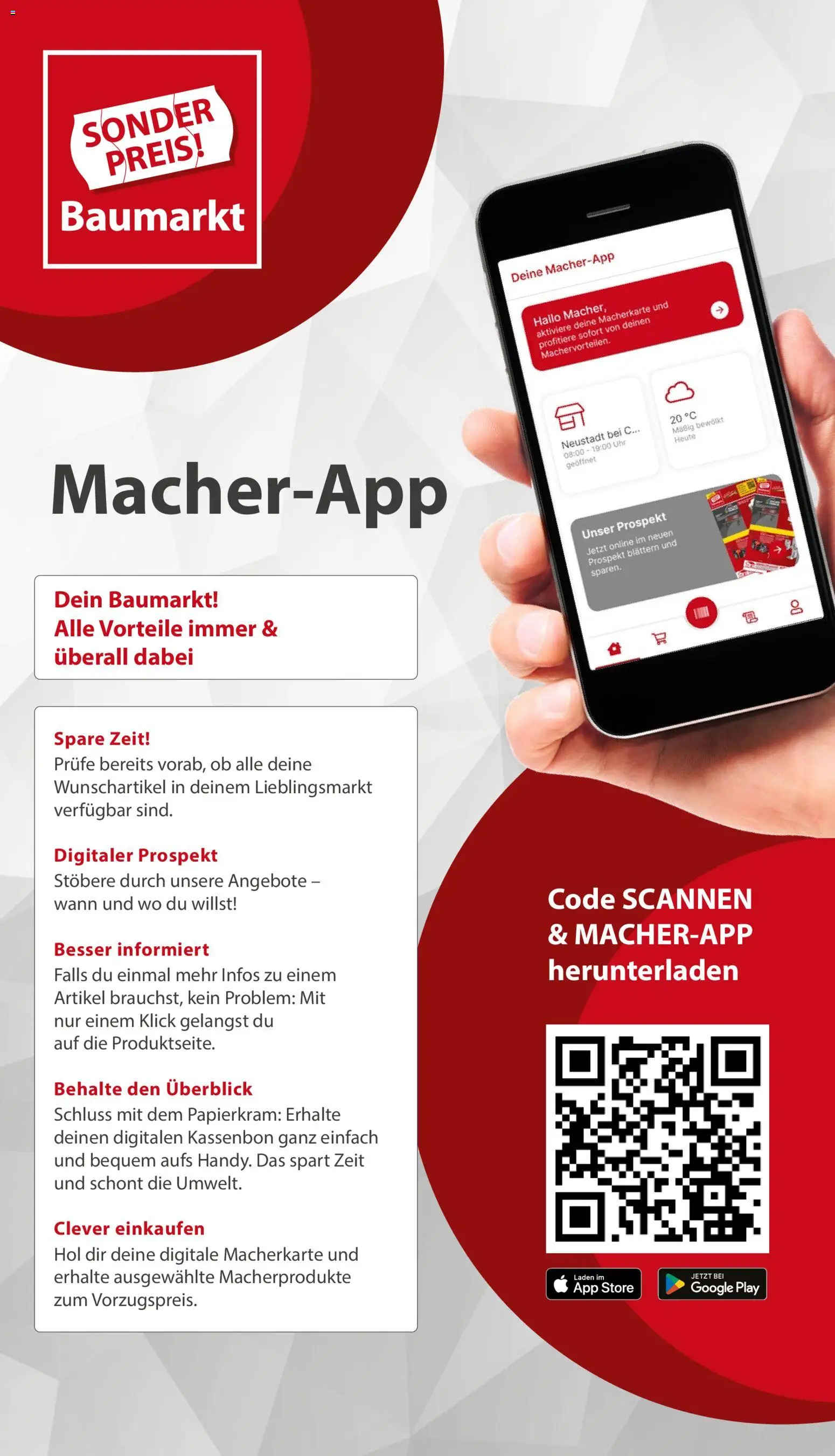 Vorschau von dem Prospekt des Geschäftes Sonderpreis Baumarkt, gültig ab dem 12.09.2026 - Uhr