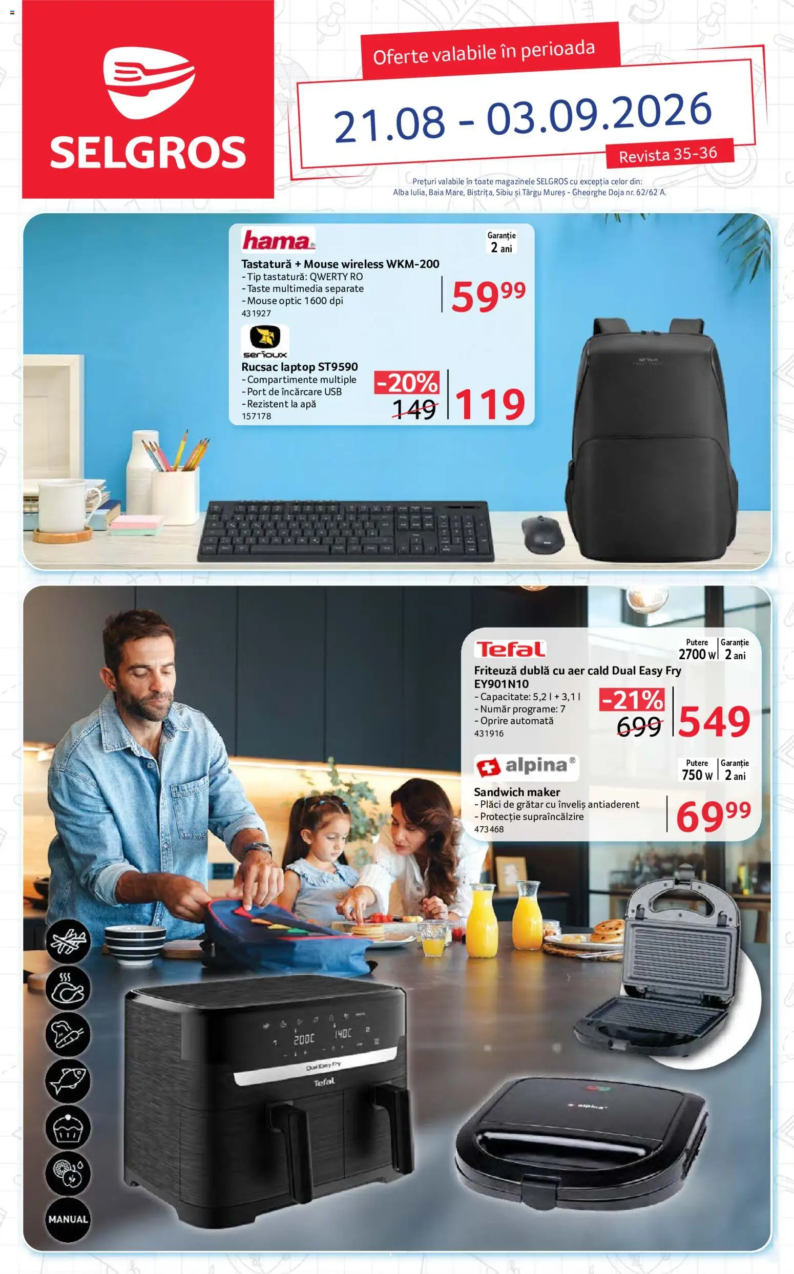 Previzualizarea de cataloage: Selgros Selgros Catalog Nonfood valabil de la 21.08.2026