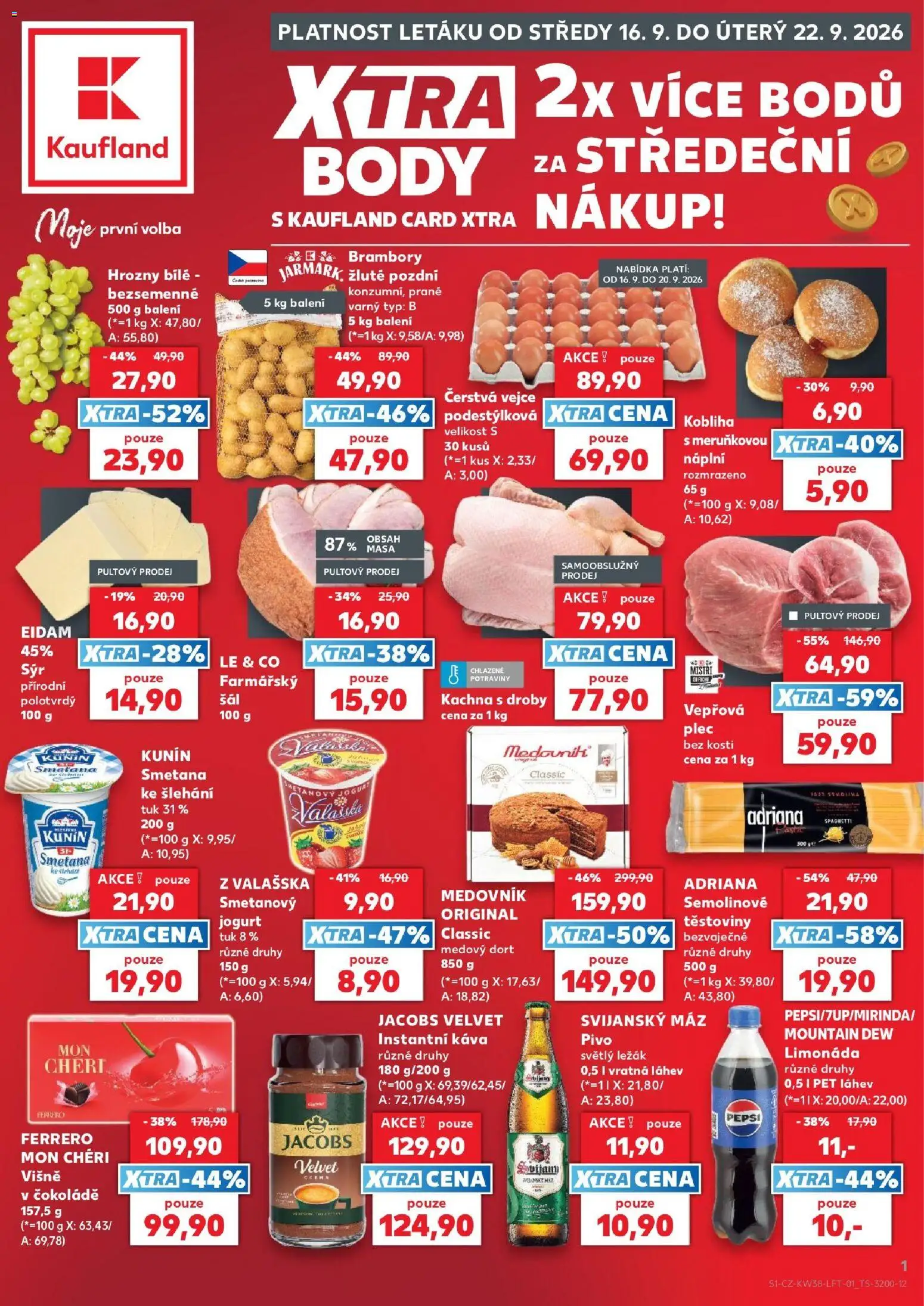 Náhled nabídky: Kaufland Kaufland leták - Ostrava platný od 16.09.2026