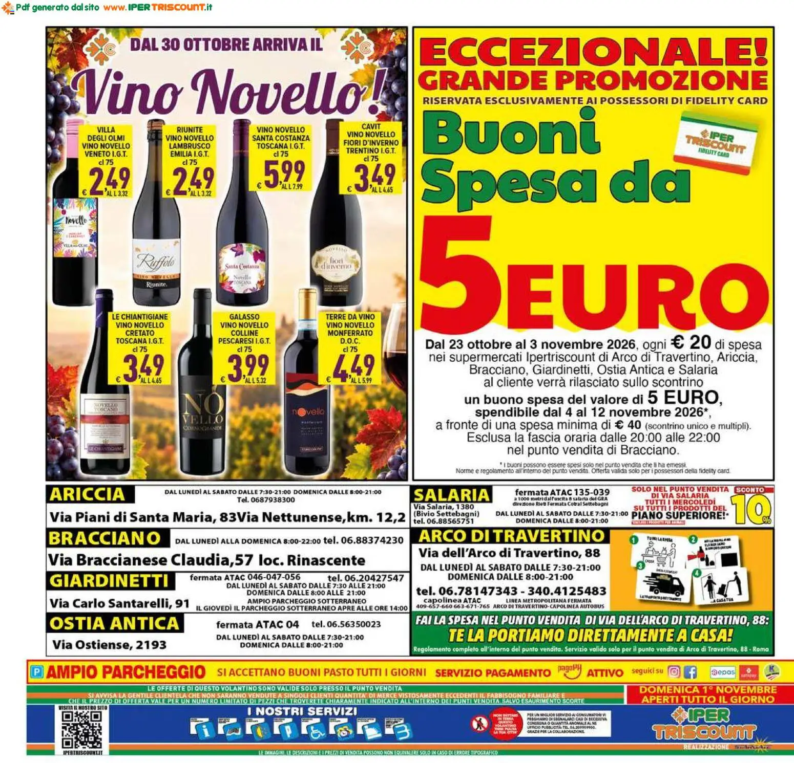 Anteprima dell'opuscolo Ipertriscount volantino dal negozio Ipertriscount valido da 23/10/2026