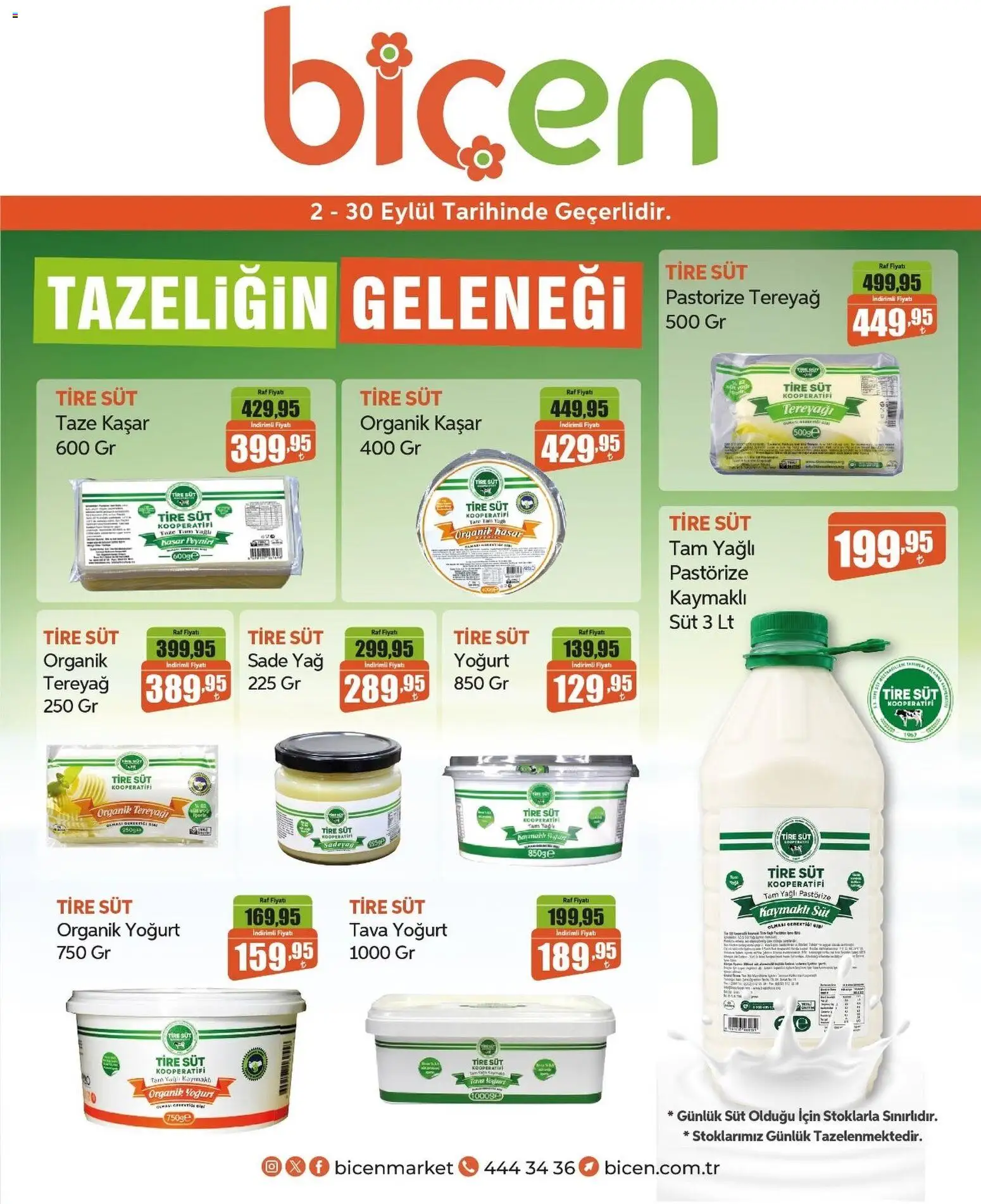 Biçen Market Biçen Market İndirim 02.09.2026 - Broşürünün önizlemesi