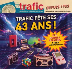 Voorbeeld van Trafic Publicité van winkel Trafic geldig vanaf 30/09/2026