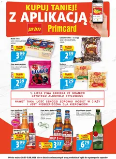 Pogląd gazetki "Prim Market promocje - Primcard" ze sklepu Prim Market ważnej od 30.07.2026