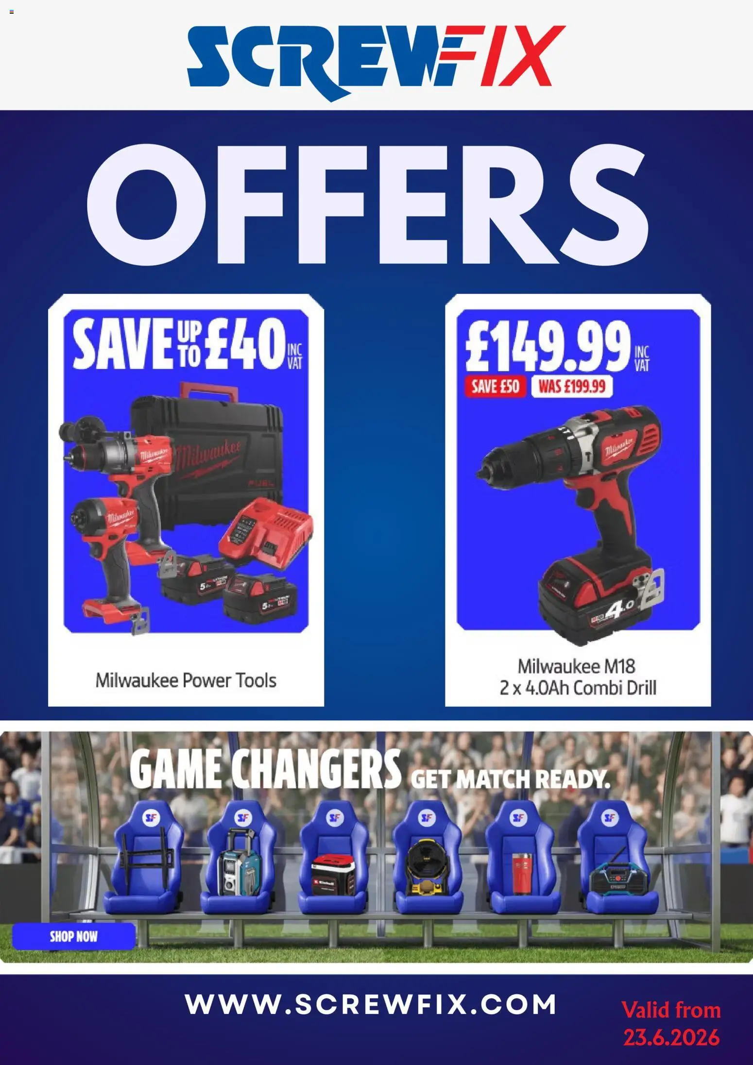 Screwfix offers (23/06/2026) - new buys and sales