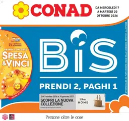 Anteprima dell'opuscolo Conad volantino Gonzaga dal negozio Conad valido da 07/10/2026