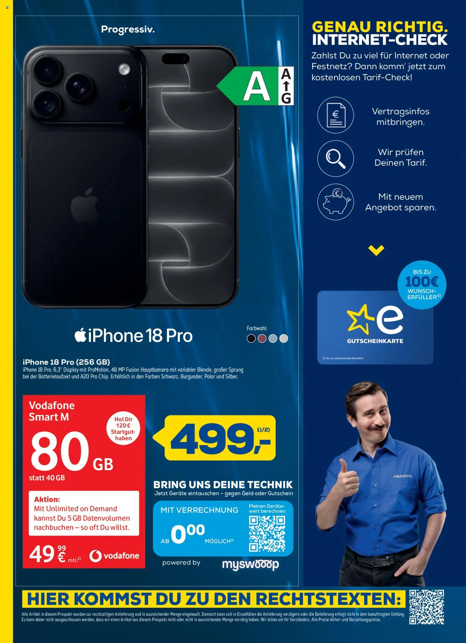Vorschau von dem Prospekt des Geschäftes Euronics, gültig ab dem 28.10.2026 - Iphone