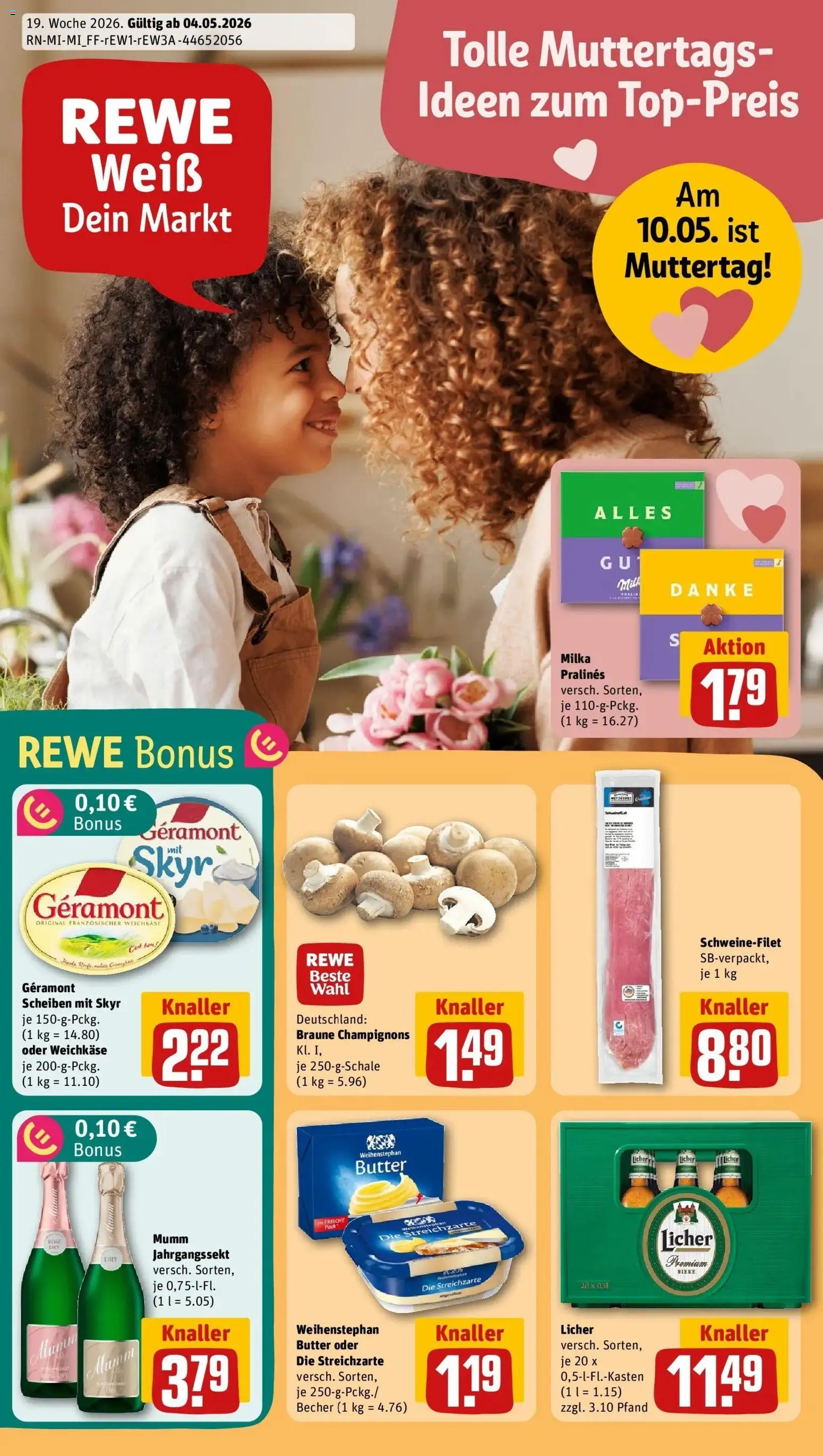 Vorschau von dem Prospekt des Geschäftes Rewe, gültig ab dem 04.05.2026