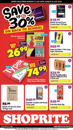 Preview of Shoprite flyer valid from 13/07/2026