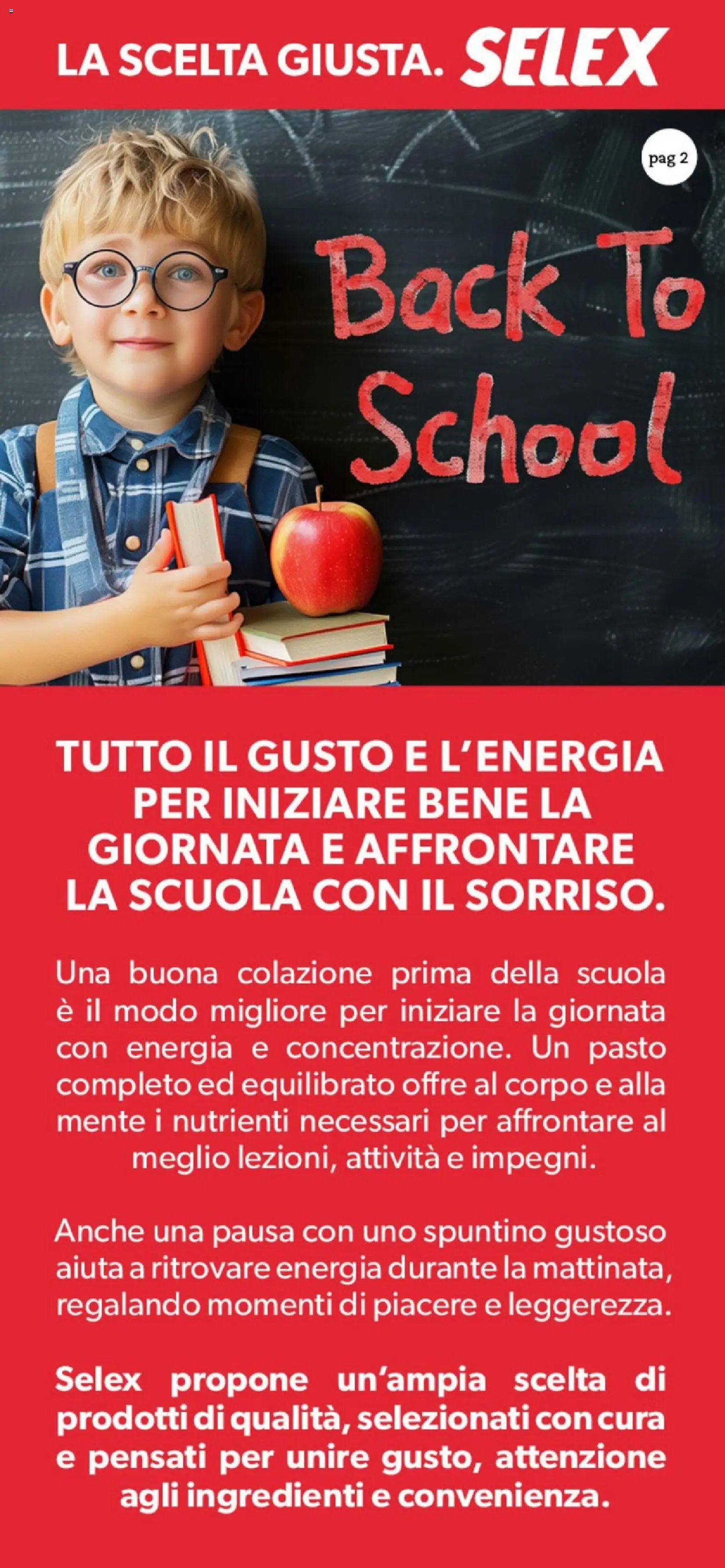 Anteprima dell'opuscolo Famila volantino Scuola dal negozio Famila valido da 11/09/2026 - Ingredienti