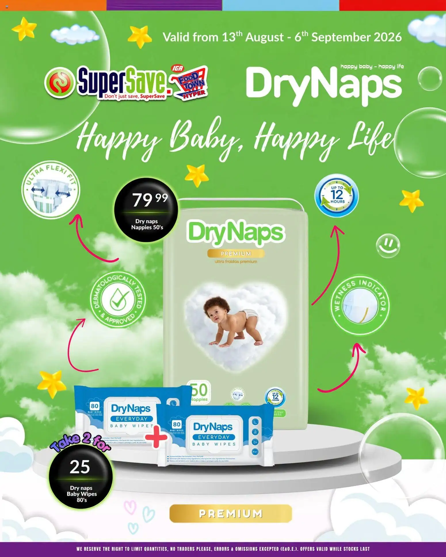 Preview of Super Save flyer valid from 13/08/2026 - Nappies