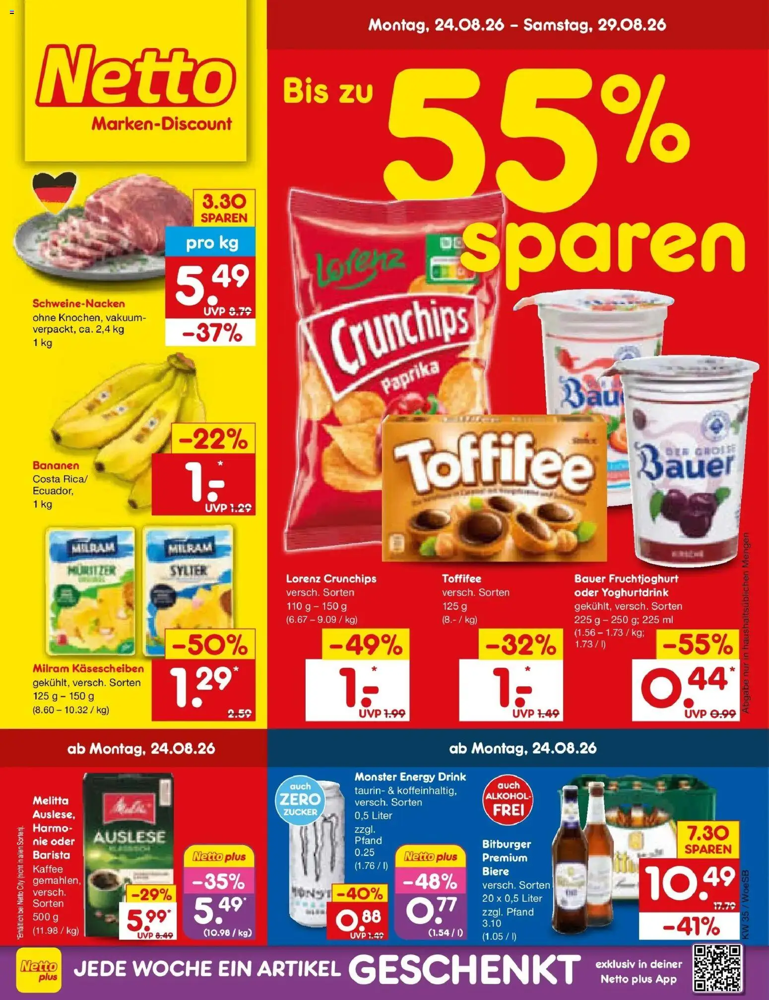 Vorschau von dem Prospekt des Geschäftes Netto Marken-Discount, gültig ab dem 24.08.2026