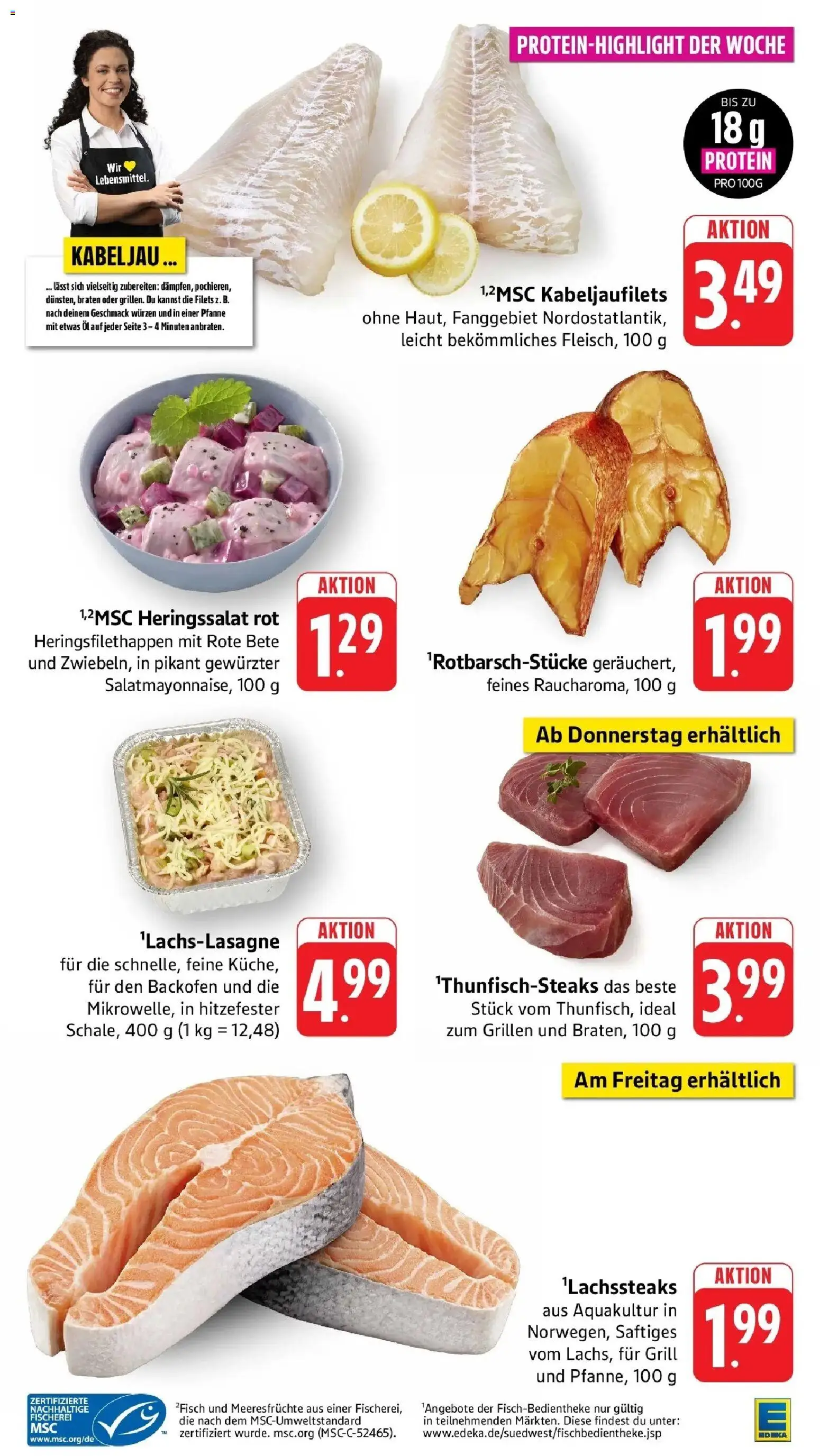 Vorschau von dem Prospekt des Geschäftes Edeka, gültig ab dem 05.10.2026