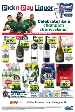 Preview of Pick n Pay flyer valid from 01/10/2026