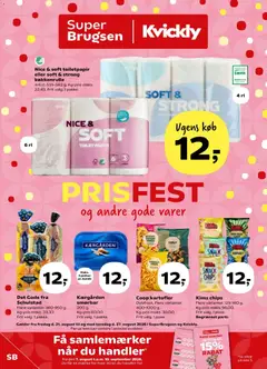 Eksempel på tilbudsavis Super Brugsen - Tilbudsavis uge 34 fra butik Super Brugsen gyldig fra 21/08/2026
