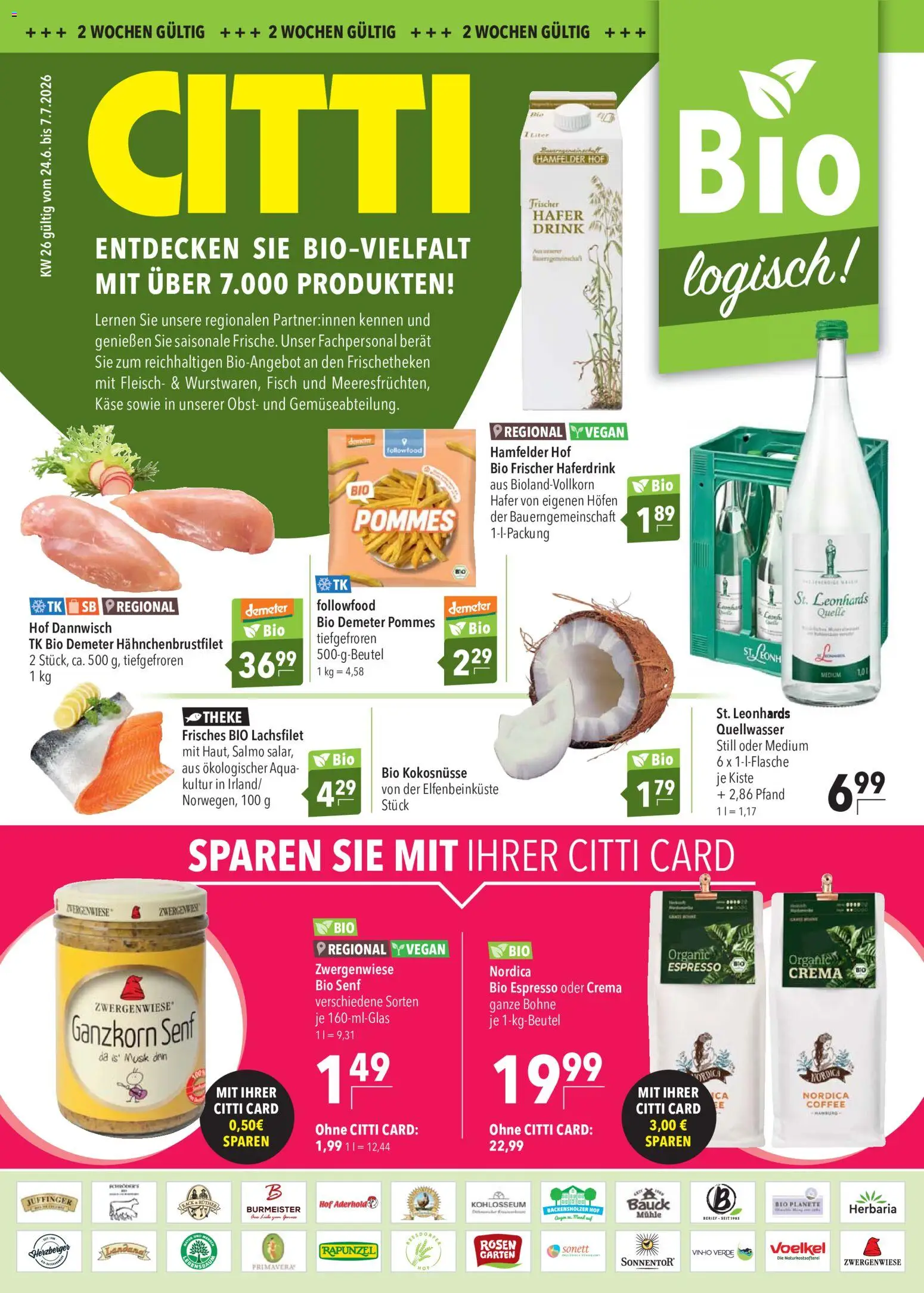 Vorschau von dem Prospekt des Geschäftes CITTI Markt, gültig ab dem 24.06.2026