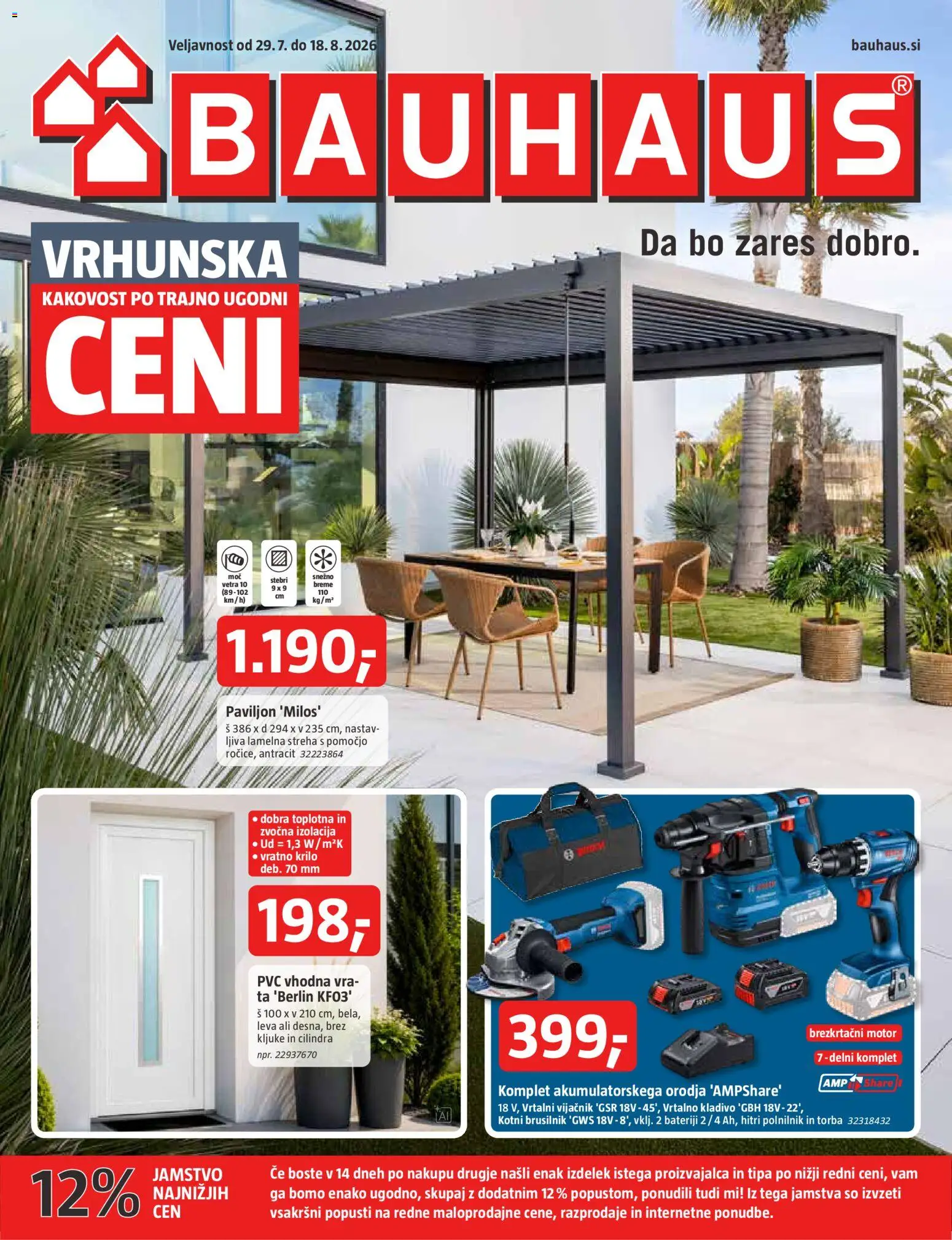 Predogled kataloga iz trgovine Bauhaus veljaven od 29.07.2026