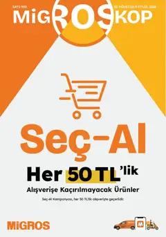 Migros Migros Katalog - Migroskop 20.08.2026 - Broşürünün önizlemesi