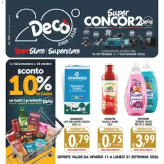 Anteprima dell'opuscolo Decò volantino iperStore, Superstore Sicilia dal negozio Decò valido da 11/09/2026