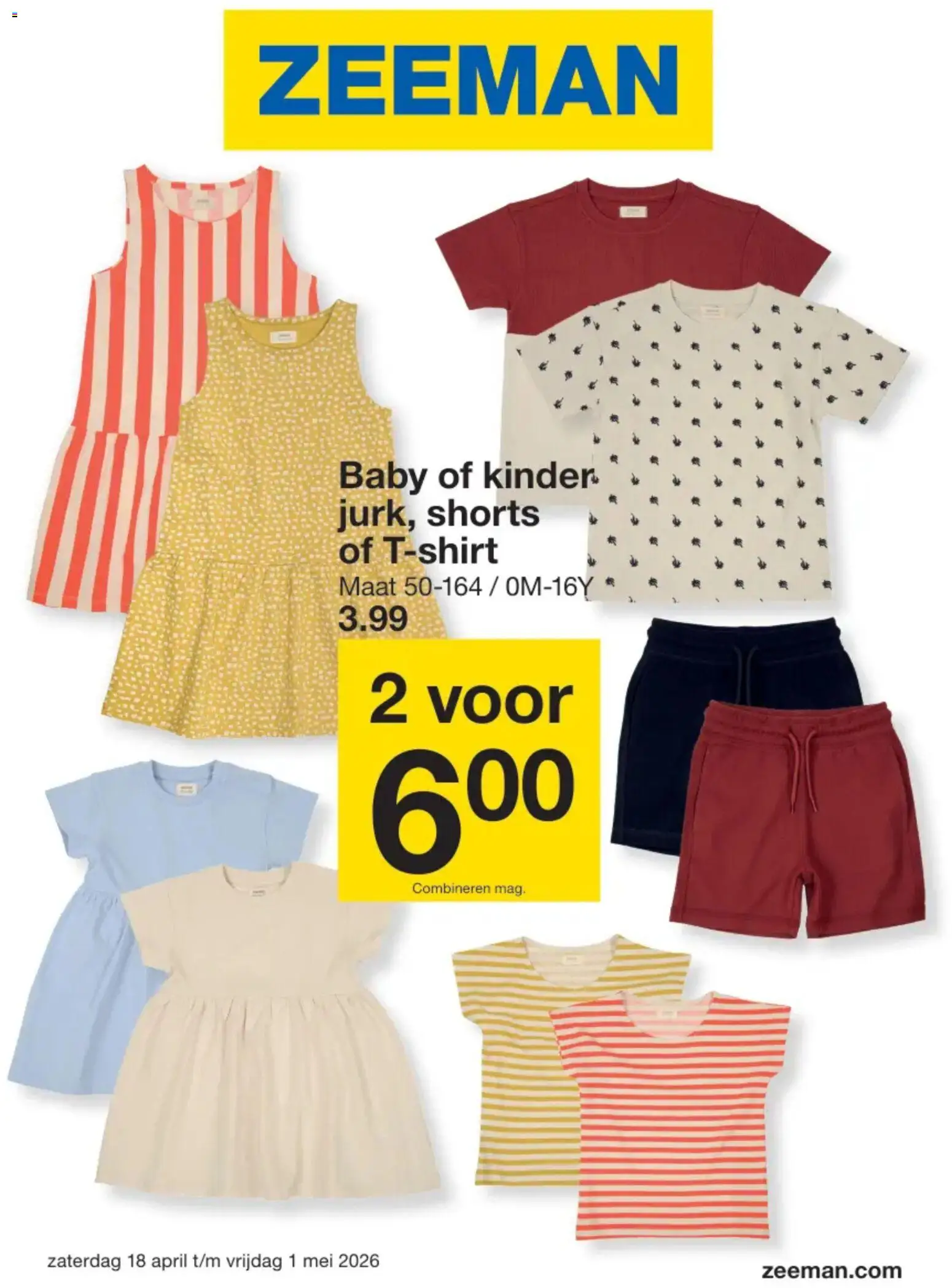 Voorbeeld van Zeeman Folder van winkel Zeeman geldig vanaf 18/04/2026 - Kinder