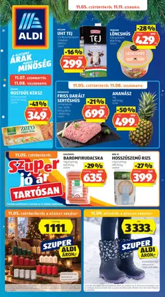 Aldi - Aldi akciós újság megtekintése, amely érvényes 2026.11.05.-től