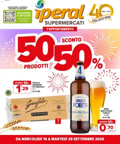 Anteprima dell'opuscolo Iperal volantino dal negozio Iperal valido da 16/09/2026