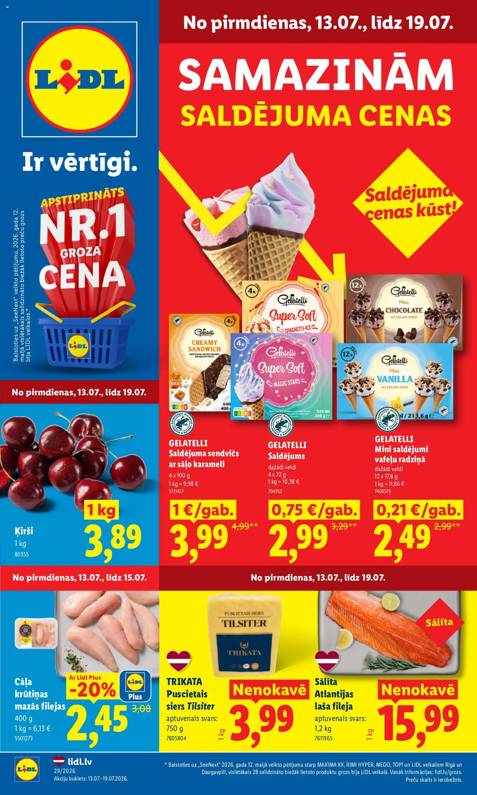 Skatīt Lidl akciju bukletu, derīgs no 13.07.2026.
