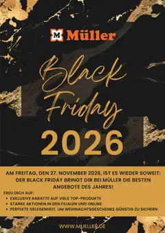 Vorschau von dem Prospekt des Geschäftes Müller, gültig ab dem 20.10.2026