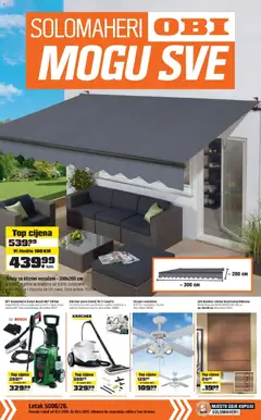 Pregled letka OBI katalog trgovine OBI vrijedi od 18.05.2026