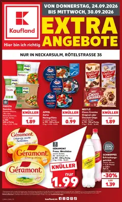 Voorbeeld van Kaufland DE -DE Folder van winkel Kaufland DE geldig vanaf 24-09-2026