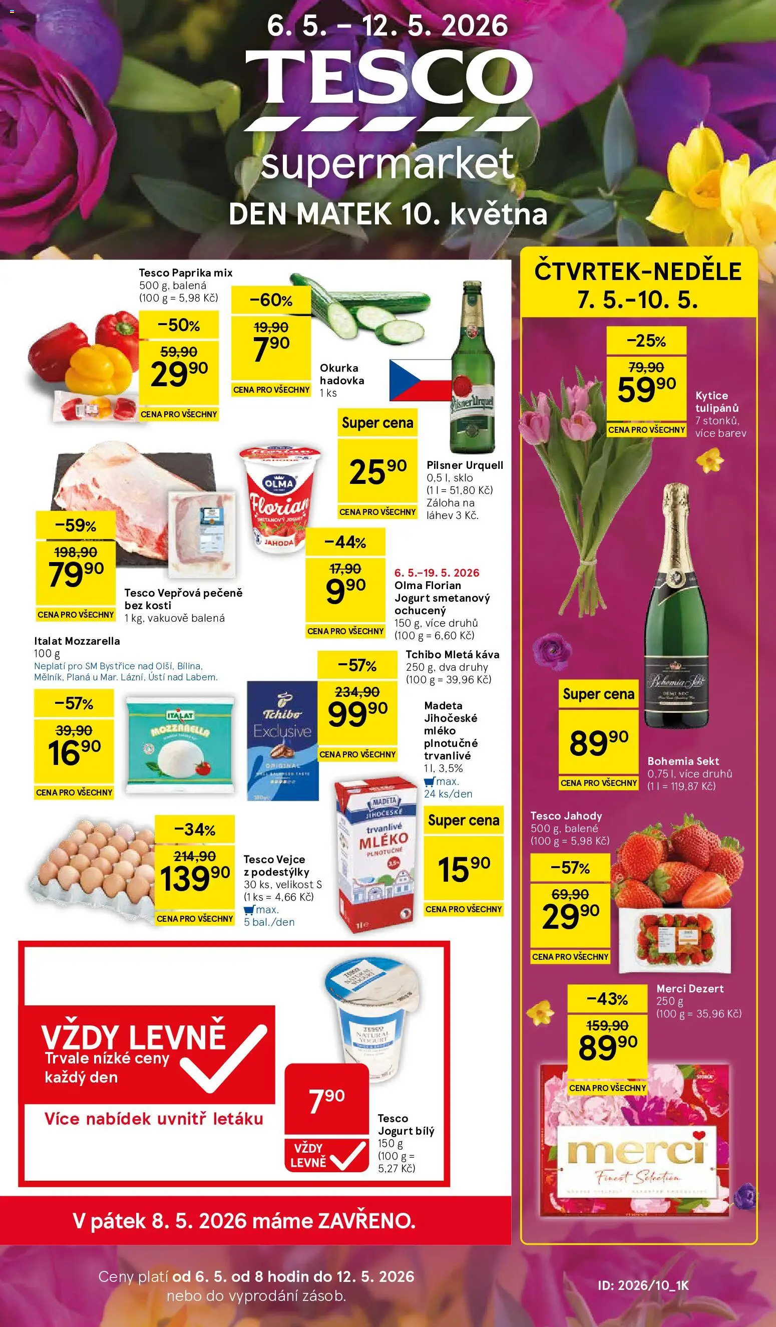 Náhled nabídky: Tesco Tesco leták - Supermarket platný od 06.05.2026