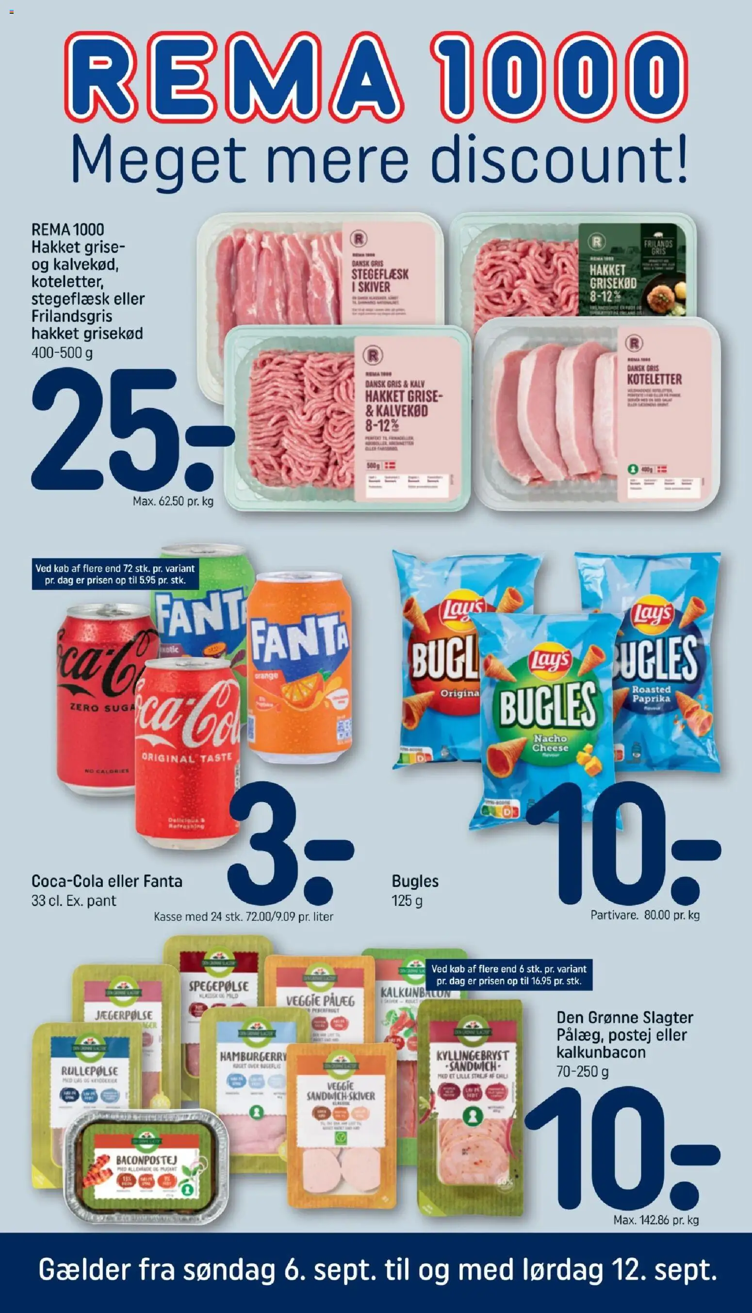Eksempel på tilbudsavis Rema 1000 - Tilbudsavis uge 37 fra butik Rema 1000 gyldig fra 06/09/2026