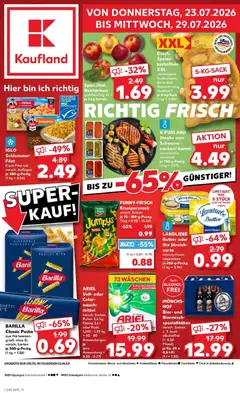 Vorschau von dem Prospekt des Geschäftes Kaufland, gültig ab dem 23.07.2026