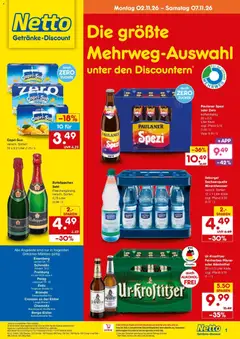 Vorschau von dem Prospekt des Geschäftes Netto Marken-Discount, gültig ab dem 02.11.2026