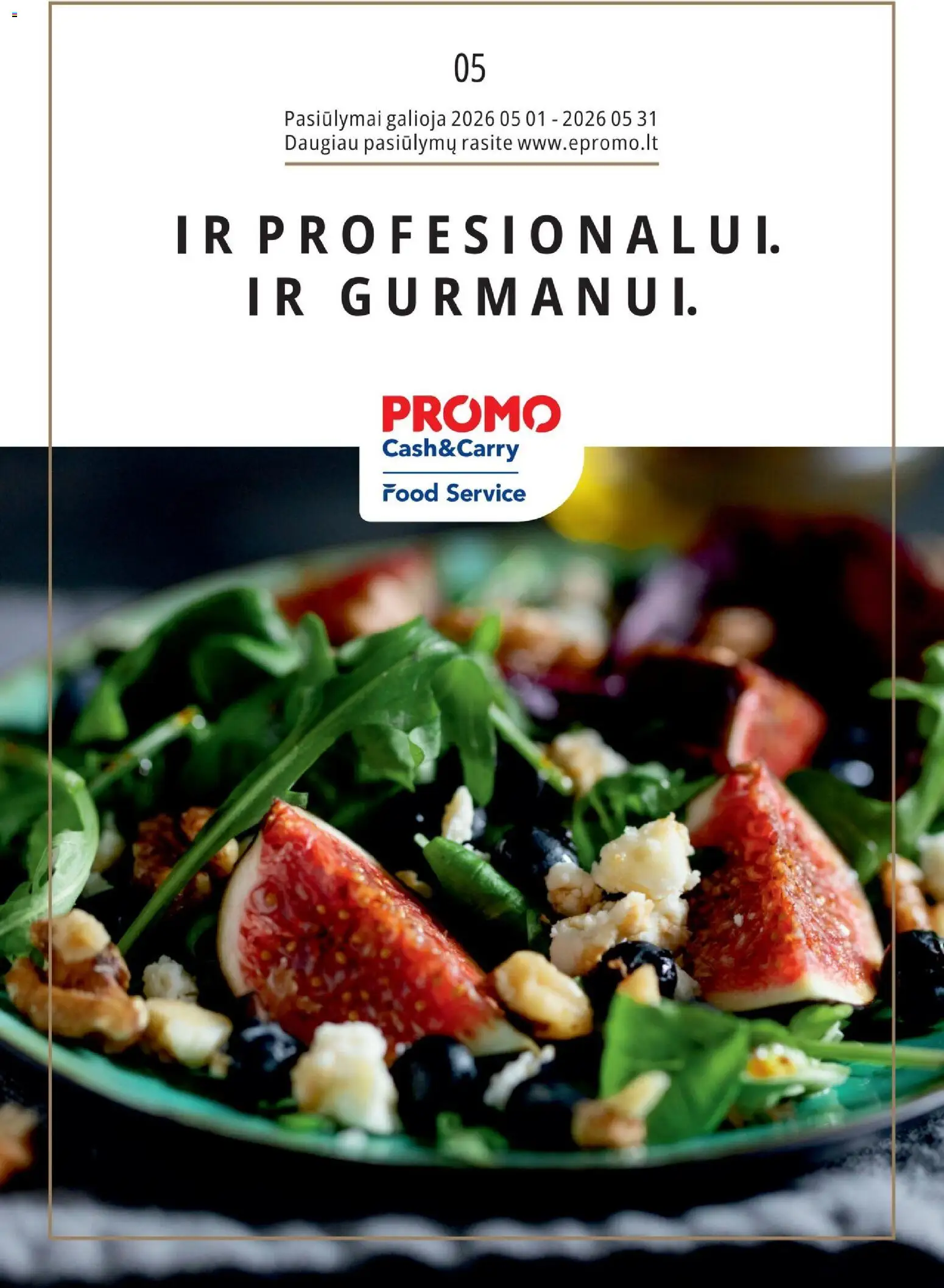 ePromo parduotuvės leidinio ePromo leidinys - Food service galiojančio nuo 2026.05.01 peržiūra