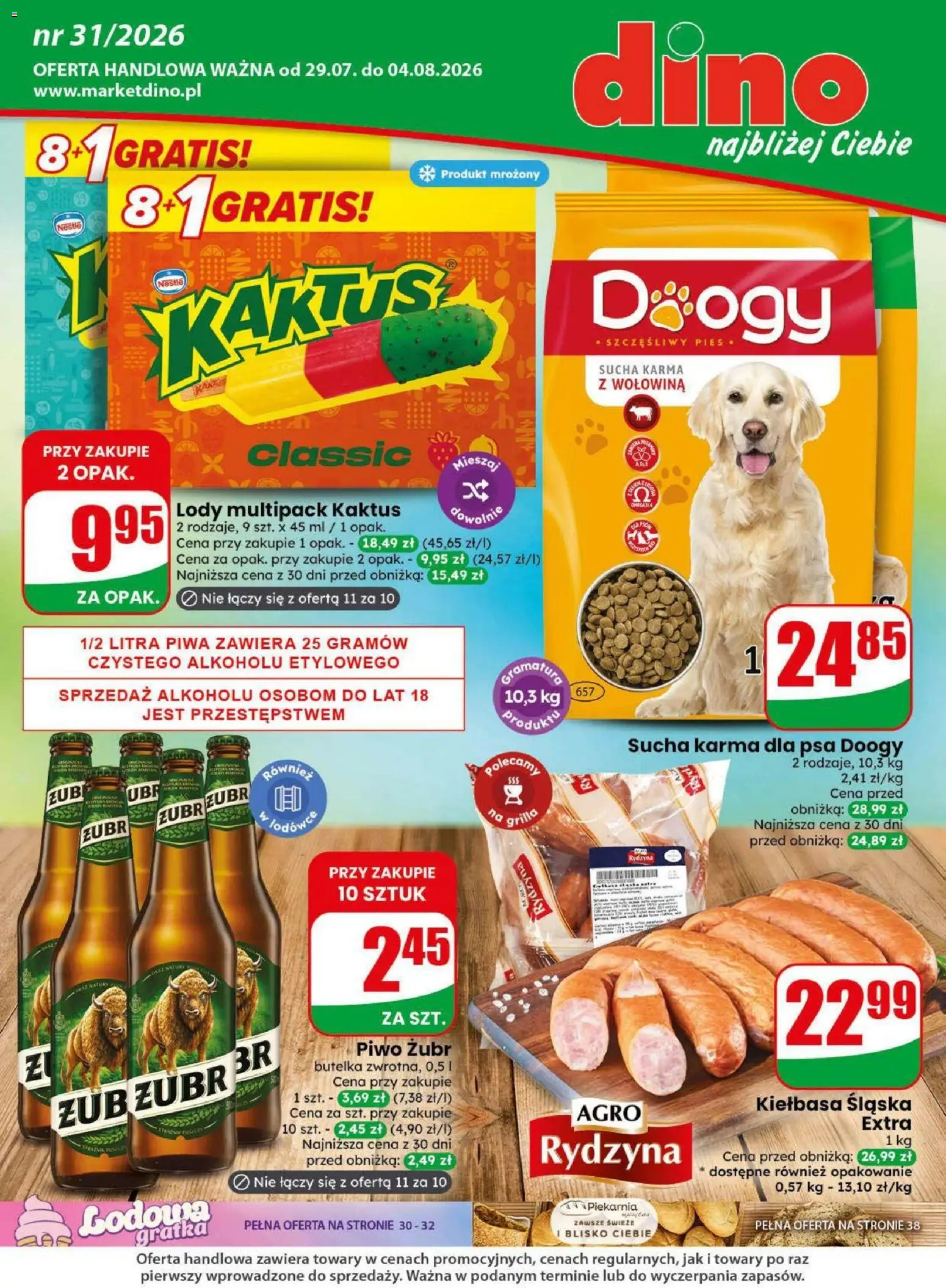Pogląd gazetki "Dino gazetka" ze sklepu Dino ważnej od 29.07.2026