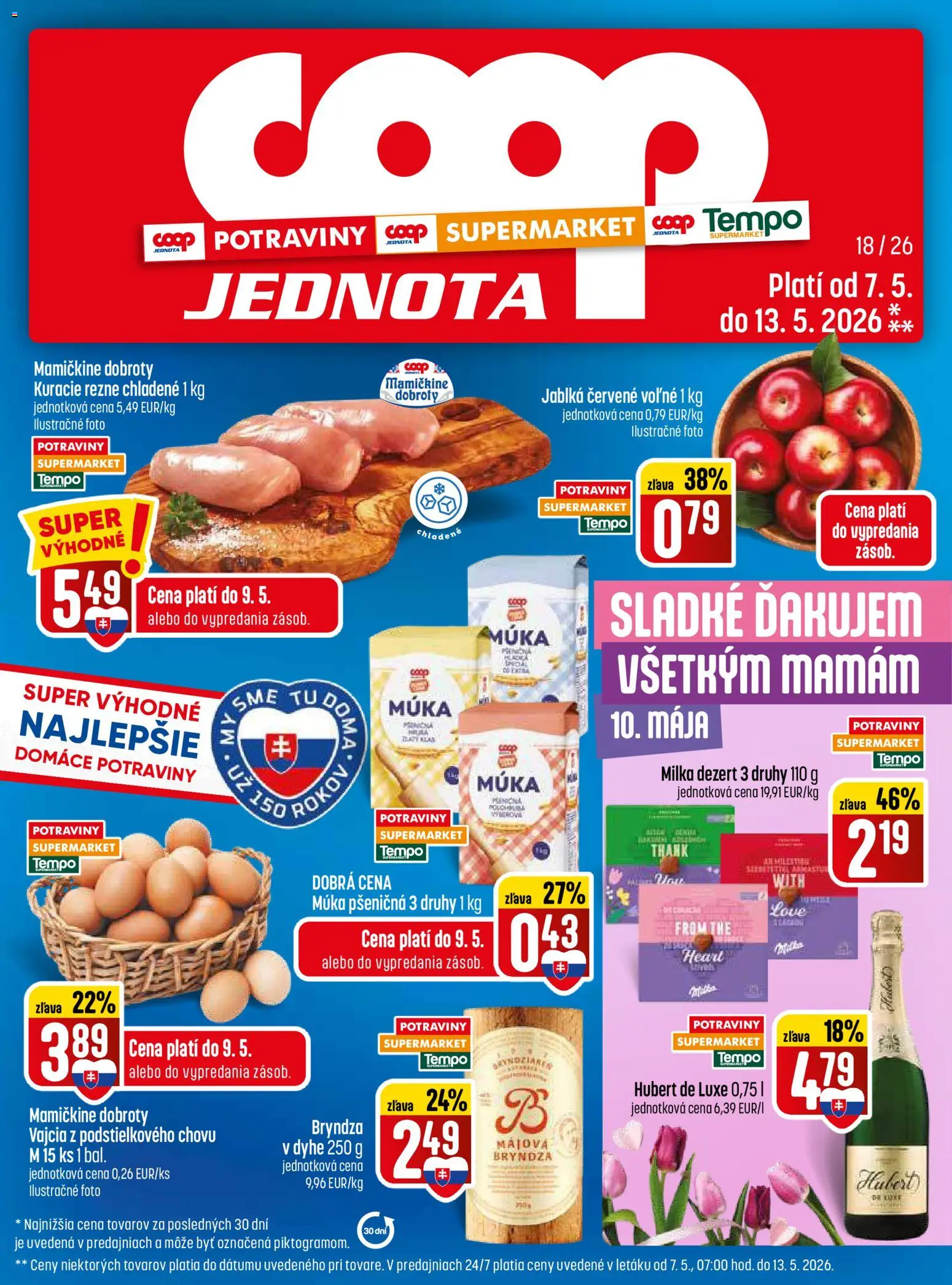 Náhľad COOP Jednota letáku platného od 07.05.2026