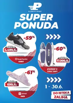 Pregled Planeta Sport kataloga - važi od 01.06.2026