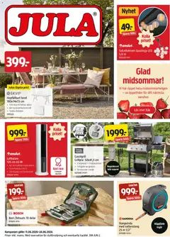 Förhandsgranska reklamblad Jula erbjudanden från butik Jula gäller från 11/06/2026