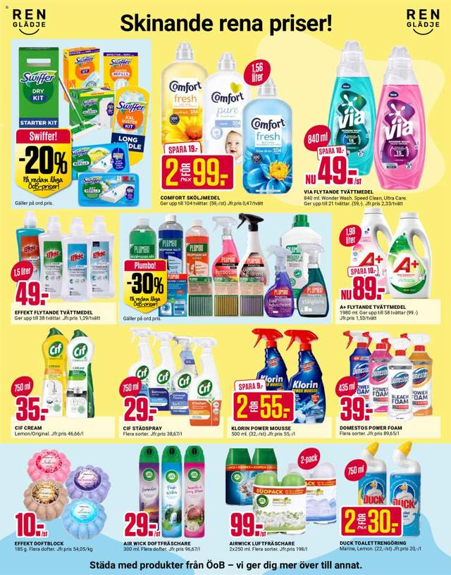 Nytt ÖoB reklamblad från 03/08