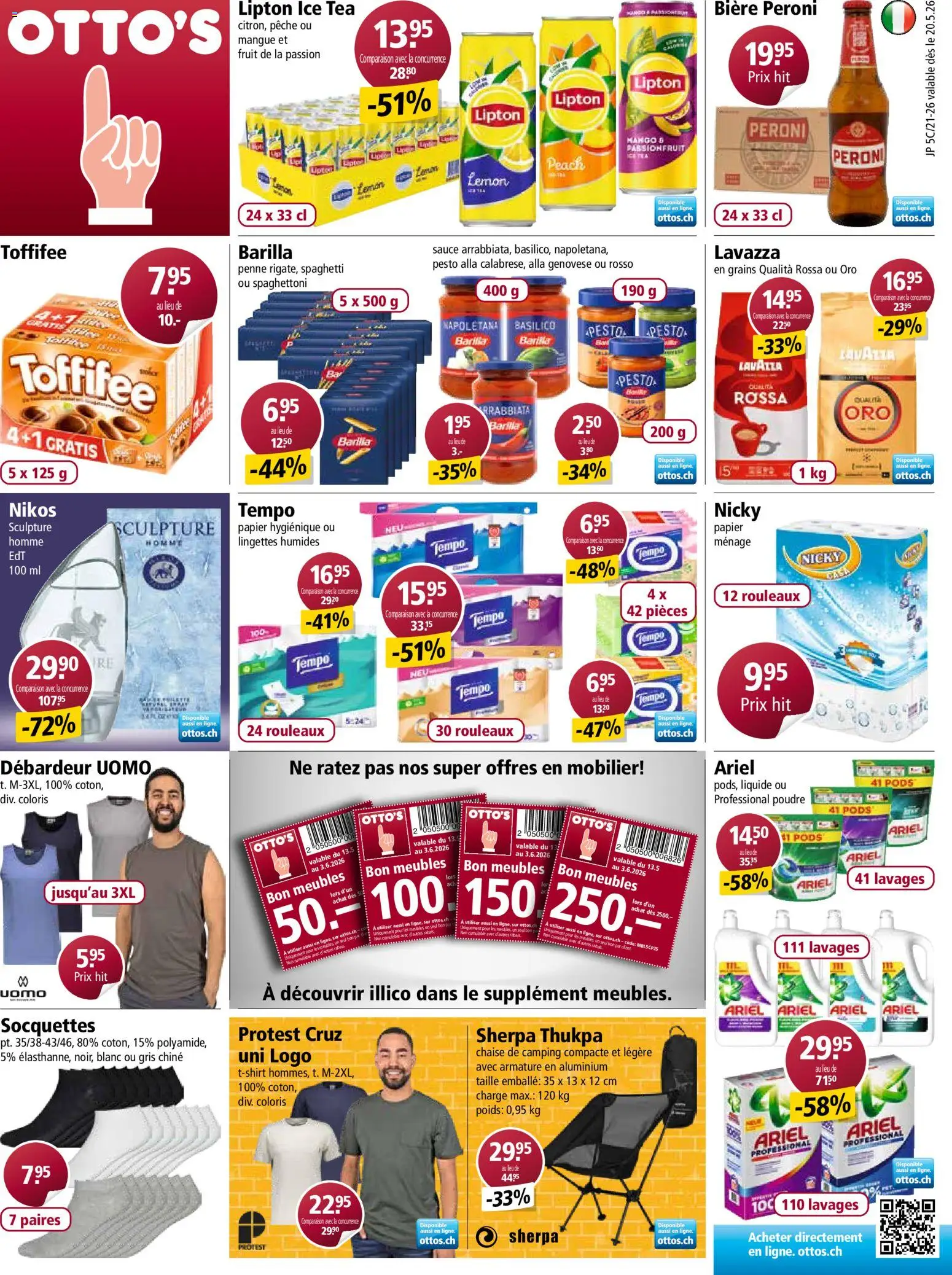 Vorschau des Merkblatts Otto's aktionen FR vom Shop Otto's gültig von 20.05.2026 bis 26.05.2026 - Barilla