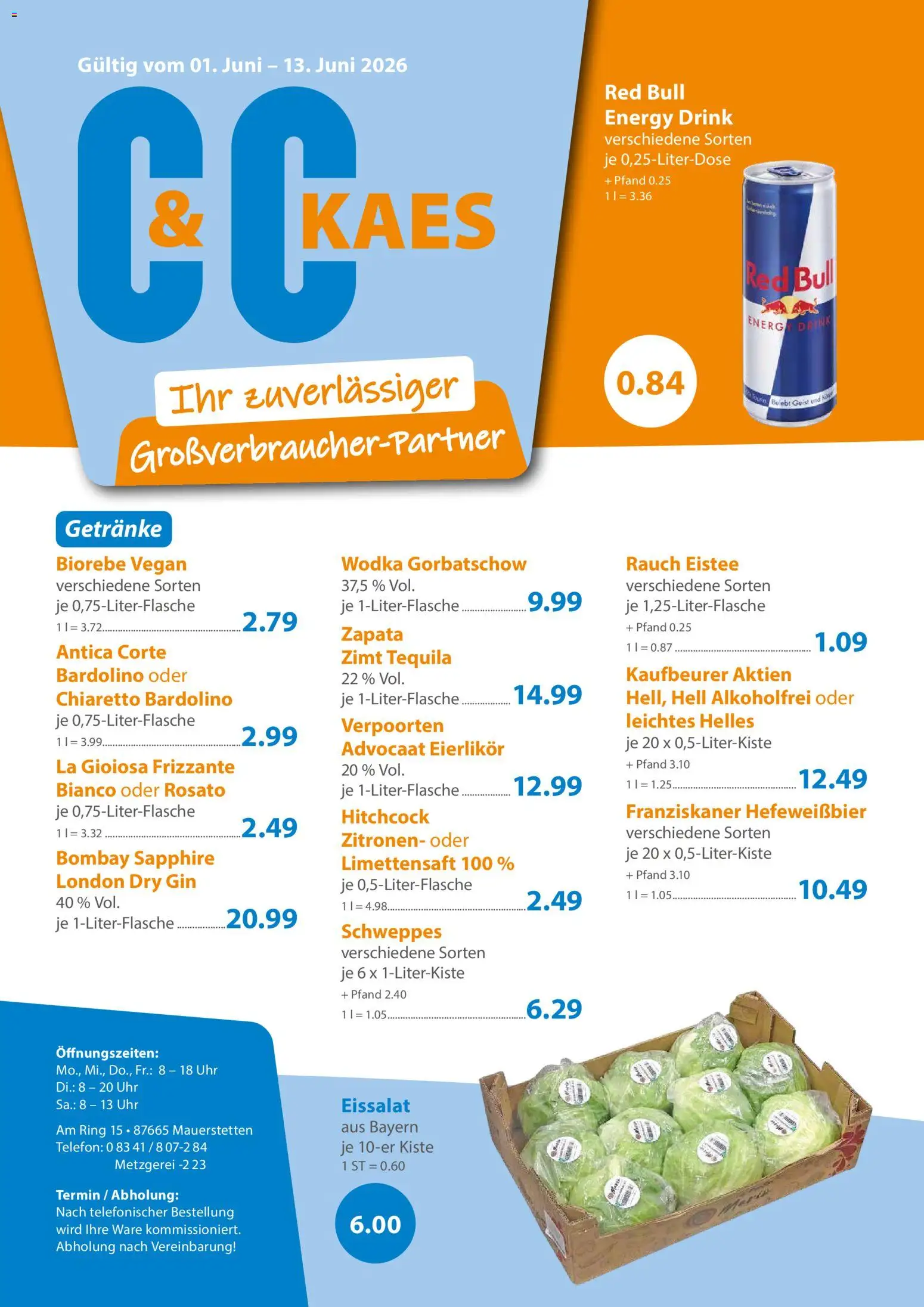 Vorschau von dem Prospekt des Geschäftes C&C, gültig ab dem 01.06.2026