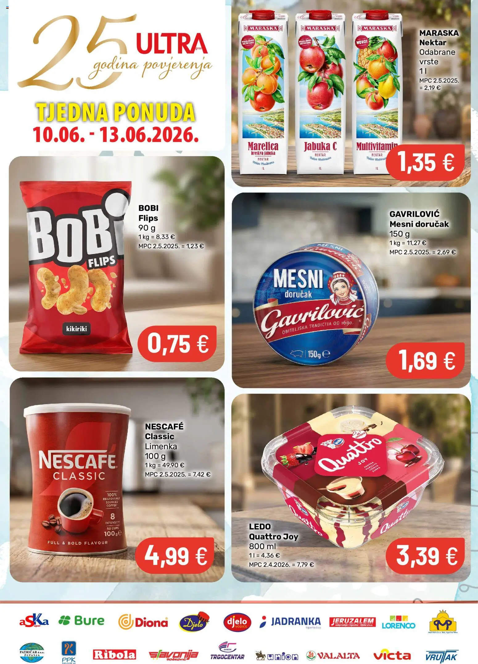 Pregled letka Ultra Gros Katalog trgovine Ultra Gros vrijedi od 10.06.2026