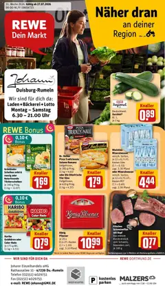 Vorschau von dem Prospekt des Geschäftes Rewe, gültig ab dem 27.07.2026