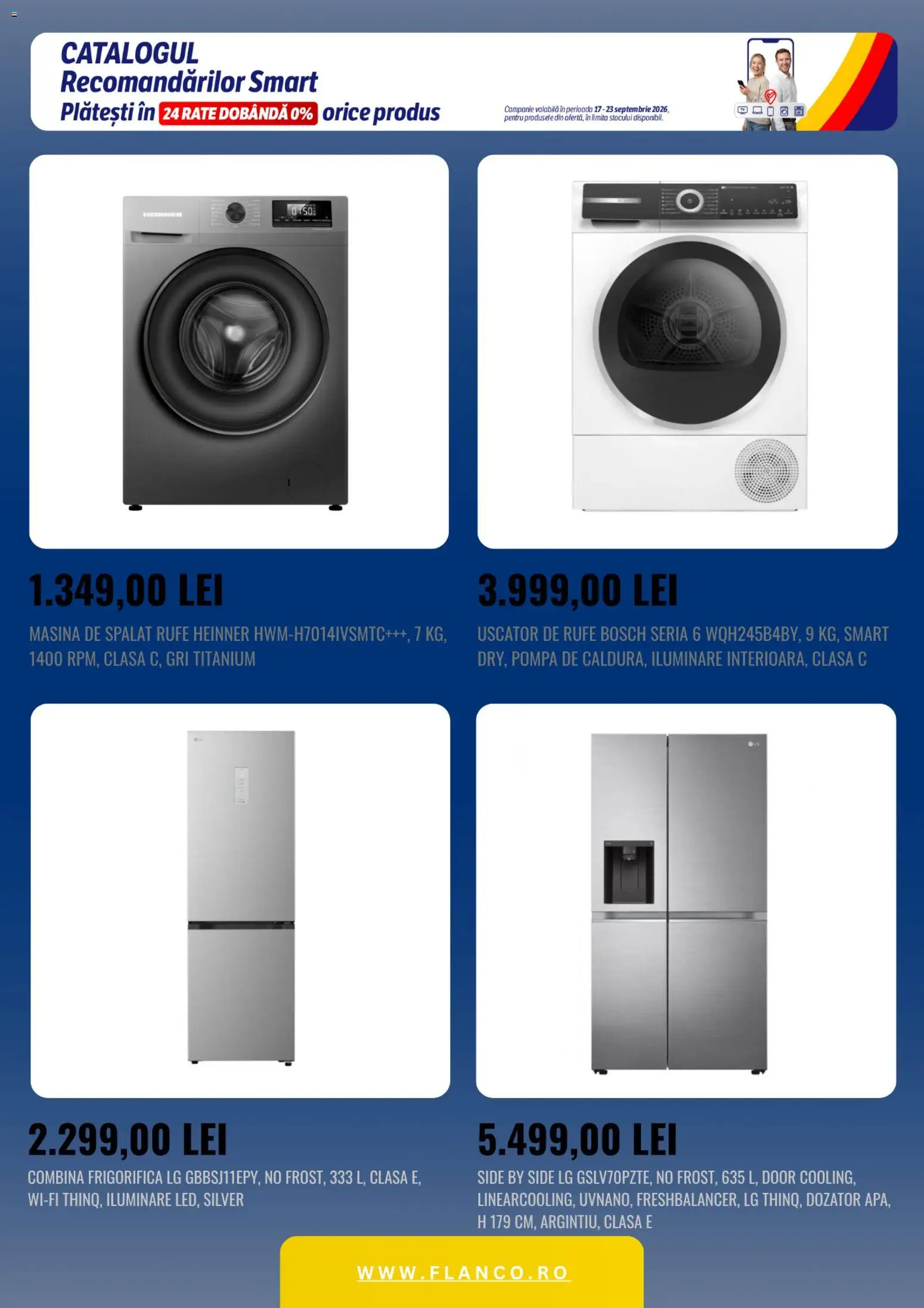Previzualizarea de cataloage: Flanco Flanco Catalog valabil de la 17.09.2026