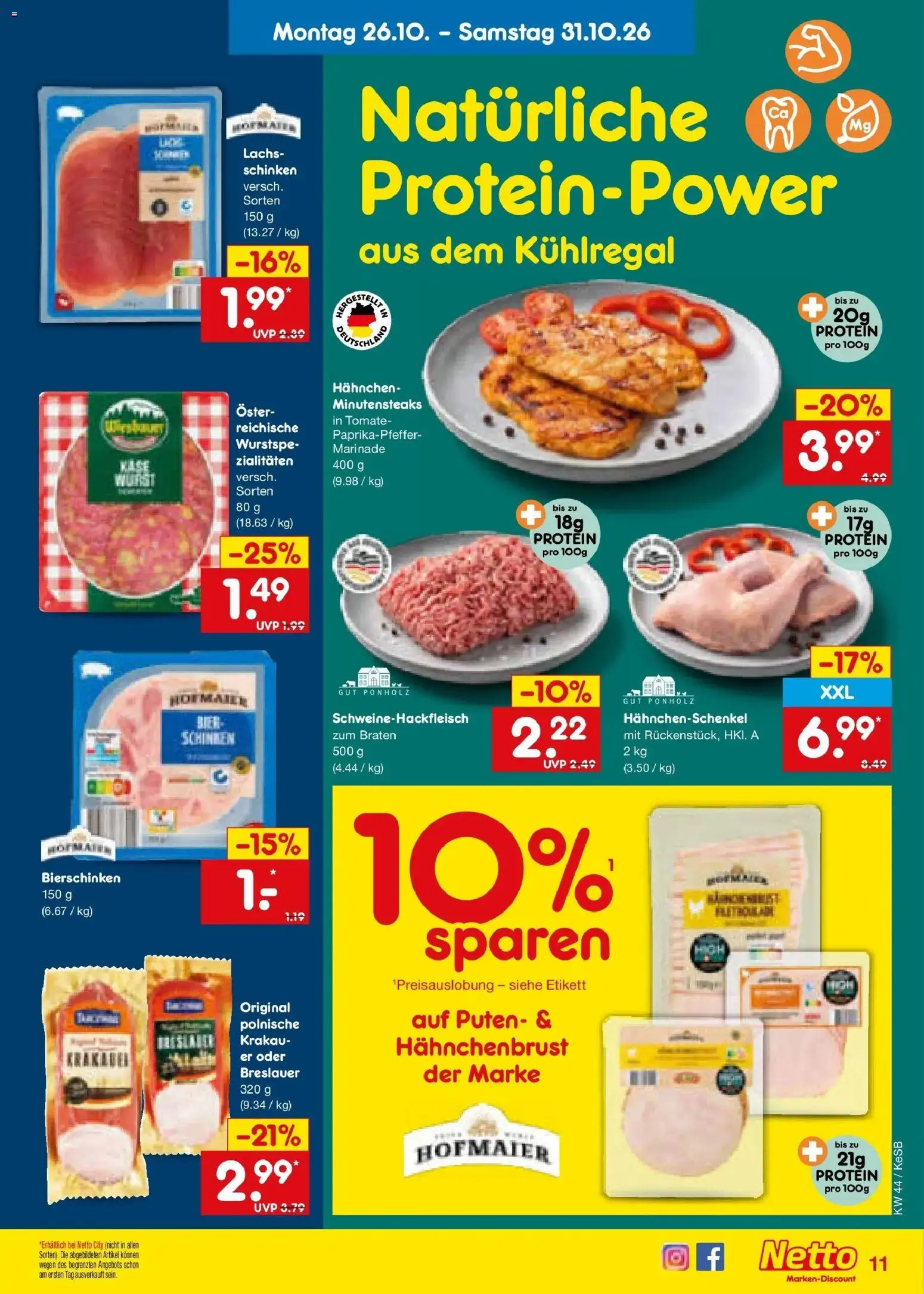 Vorschau von dem Prospekt des Geschäftes Netto Marken-Discount, gültig ab dem 26.10.2026