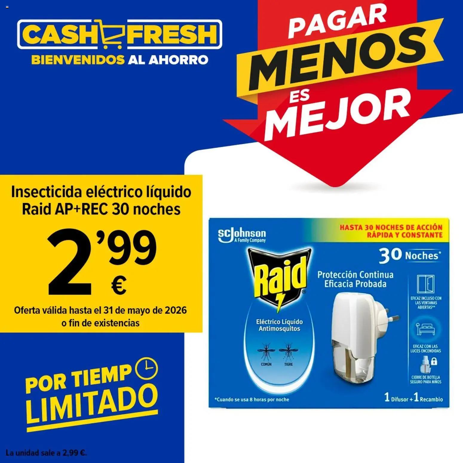 Vista previa del folleto de la tienda Cash Fresh válido desde el 25/05/2026 
