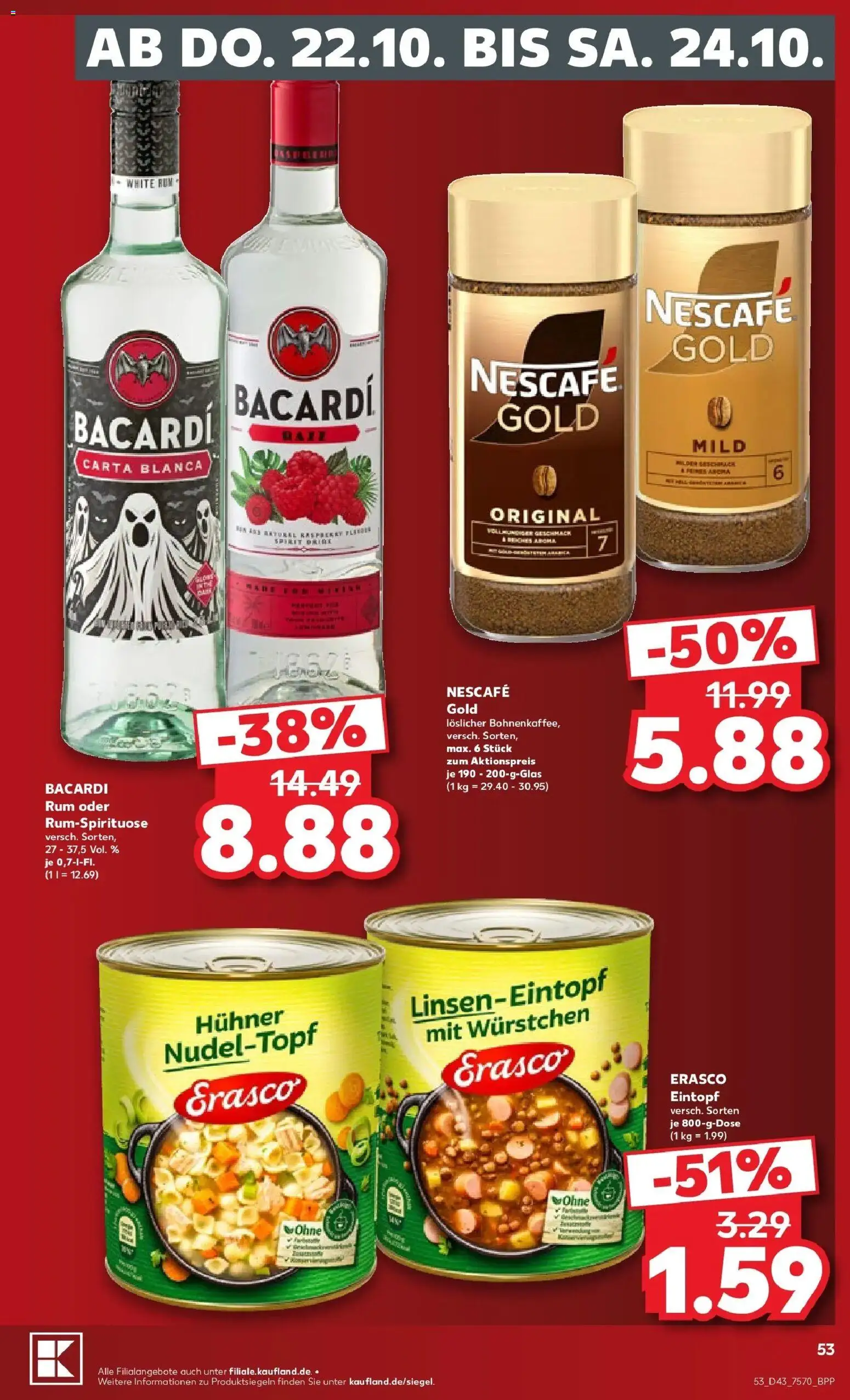 Vorschau von dem Prospekt des Geschäftes Kaufland, gültig ab dem 19.10.2026