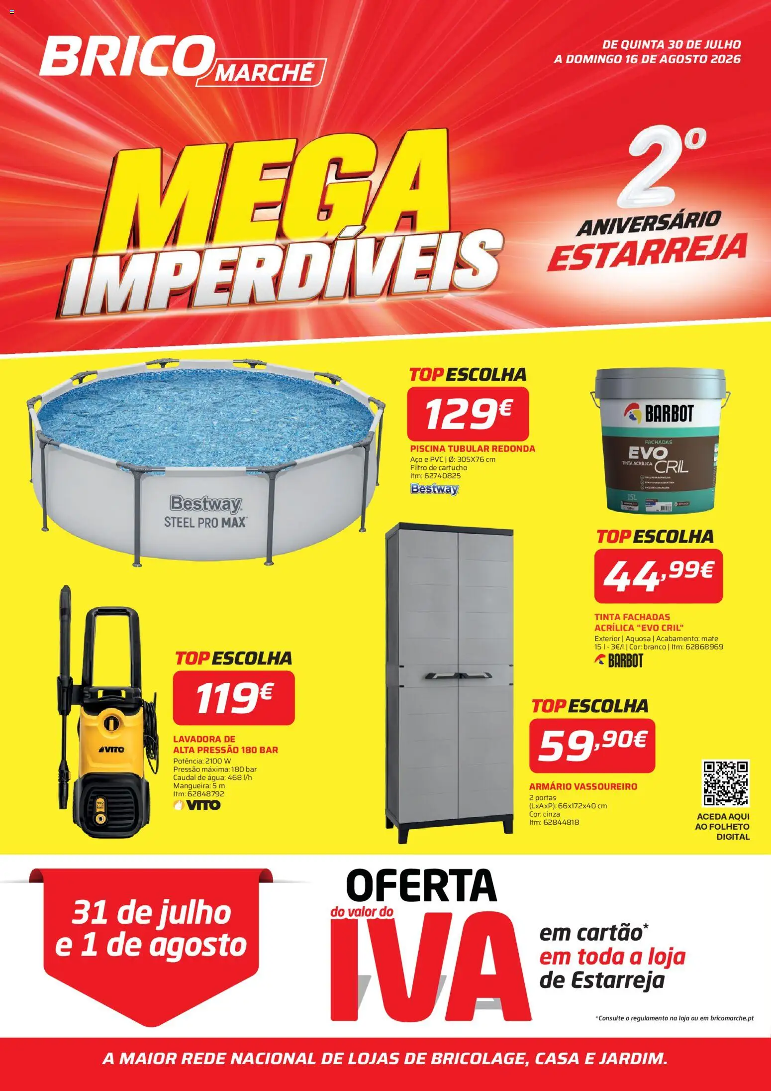 Pré-visualização do folheto da loja BricoMarché válida a partir de 30/07/2026